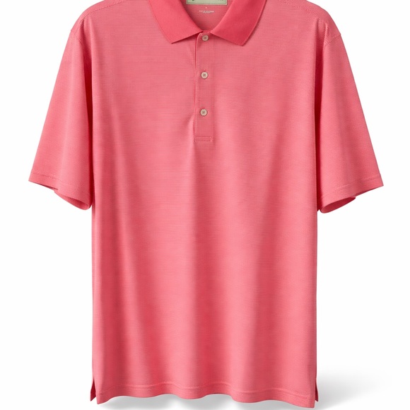 Donald Ross Other - Donald Ross Sport Golf Polo XL Pink Micro Stripe Performance Shirt